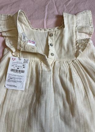 Плаття муслін  zara 98р