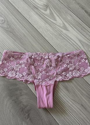 Трусики стрінги з мереживом ажурні