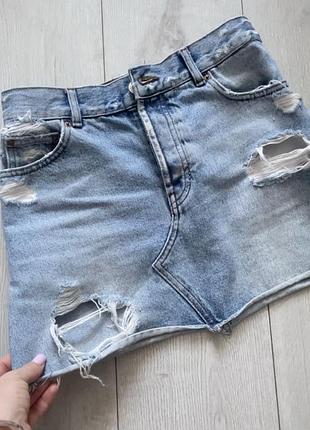 Спідниця джинсова zara 2