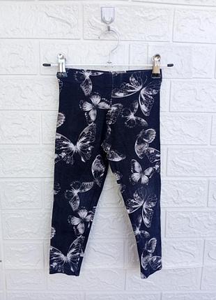 Леггинсы на 2-3 года лосины 98 см бриджи капри на девочку