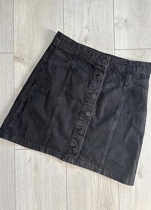 Спідниця джинсова на гудзиках