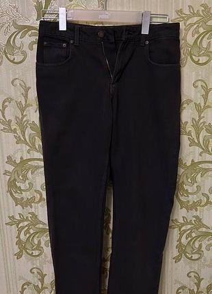 Джинсы cheap monday оригинал женские 32/32, чёрные, отличное состояние