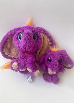 Мягкая игрушка персонаж мультсериала "ylvi & the minimoomis" слон слоник doodo cuddly