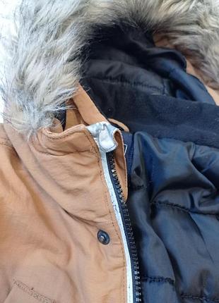 Детская зимняя термокуртка next,122cm 9