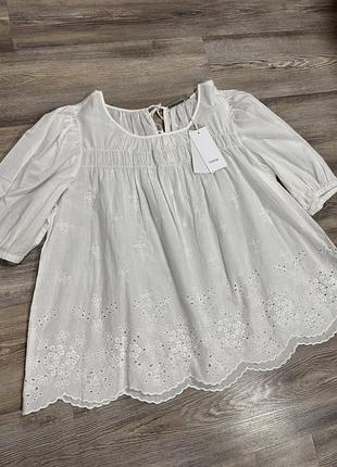 Стильная блуза шитье fransa