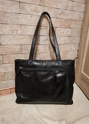 Деловая кожаная сумка 👜