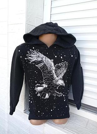 Худи без утепления на 4 года 104 см свитшот капюшонка