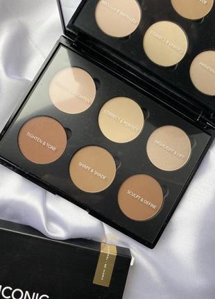 Палетка для контурирования лица powder contour palette от iconic london