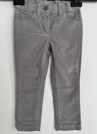 Вельветові штани на дівчинку