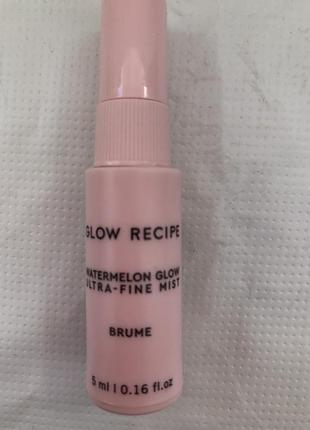 Ультразволожуючий спрей для обличчя glow recipe watermelon glow ultra-fine mist