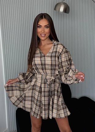 Сукня з фланелі