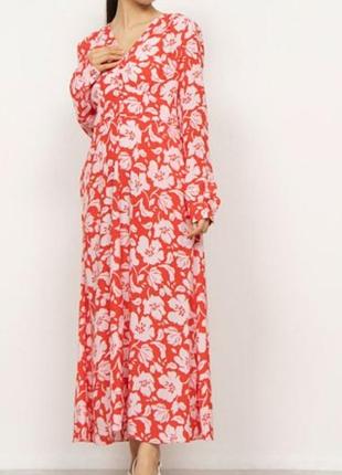 Платье в цветочный принт