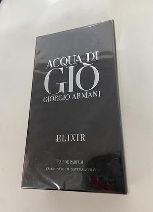 Giorgio armani acqua di gio elixir 100 ml