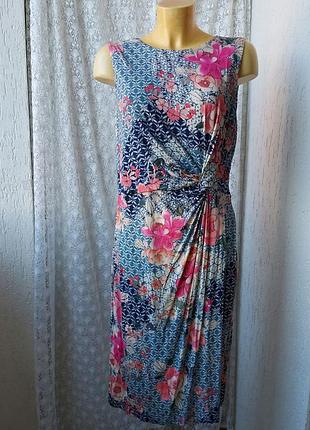 Платье вискоза миди батал monsoon р.52-54 8209а