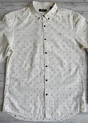 Сорочка\рубашка farah cotton-linen slim fit shirt