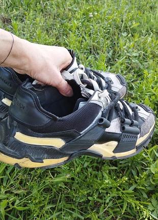 Кроссовки в  стиле dolce & gabbana space grey black