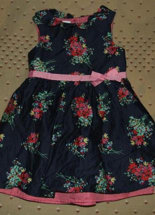 Красивое нарядное платье девочке 2 - 3 года1 фото