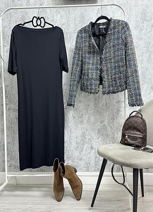 Чорна класична сукня футляр max mara розмір l
