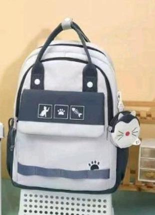 Рюкзак-сумка вмісткий для навчання, для подорожей, на кожний день