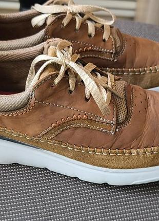 Кожаные кроссовки clarks,42р, индия