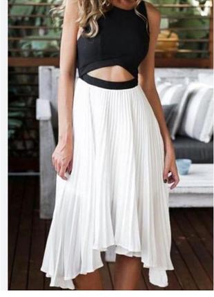 Сукня імітація топа і спідниці