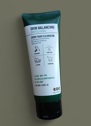Dearboo centella cica zero cleansing foam корейская пенка для умывания с гидрокислотами