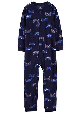 Ромпер пижама флисовый человечек