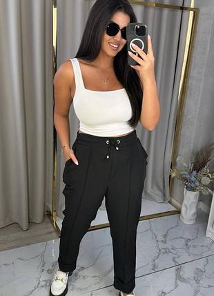 Женские брюки прямого кроя