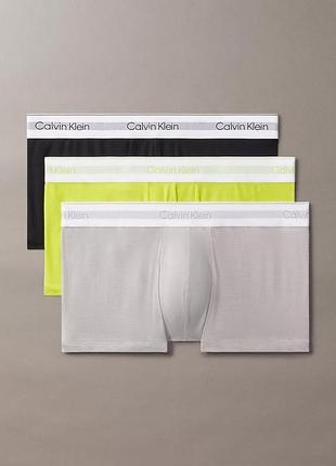 - 43% | оригінальні дихаючі короткі боксери calvin klein icon negra набір 3-pack trunk