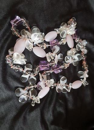 Бусы чешское стекло