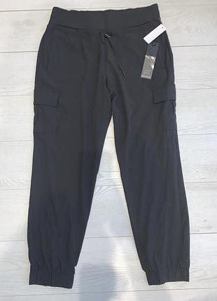 Жіночі штани  чорні з кишенями нові під пояс під резинку l