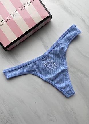 Хлопковые трусики в рубчик victoria’s secret оригинал трусы виктория сикрет в рубчик