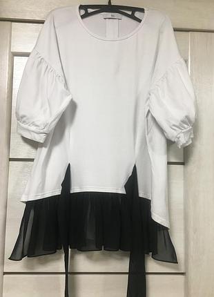 Блуза-футболка хлопок трикотаж батал