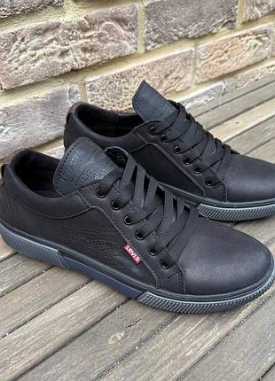 Мужские кроссовки кеды levi's