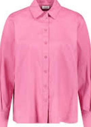 Брендовая рубашка от gerry weber в розовом