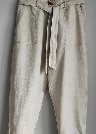 F&f брюки штани льон 4