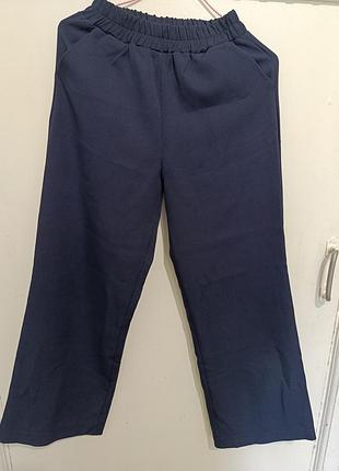 Штаны школьные для девочки, широкие