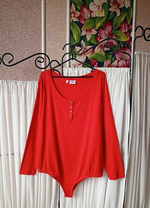 Стильне якісне котонове червоне боді bonprix collection.