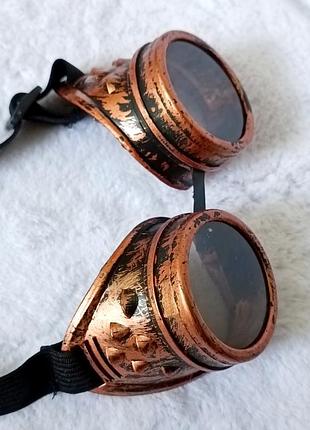 Винтажные очки очки гогли goggles steampunk готические очки. для тематических вечеринок