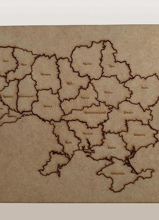 Пазл карта украины (pzl-10001)