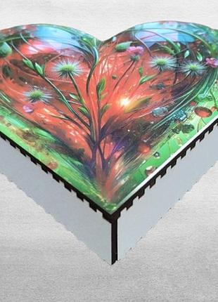 Подарочный ящик-коробка сердце (gbx-10013)