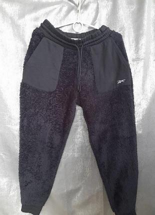 Жіночі спортивні штани  тедді reebok  з високою посадкою.