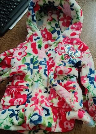 Халат на дівчинку теплий