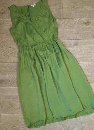 Тонкое платье, искусственный шелк