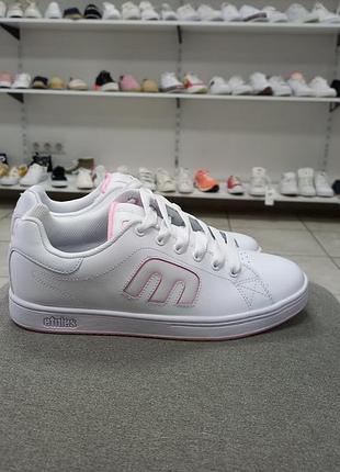 Снікерси etnies callicut white/pink