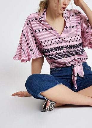 Рубашка с прошвой