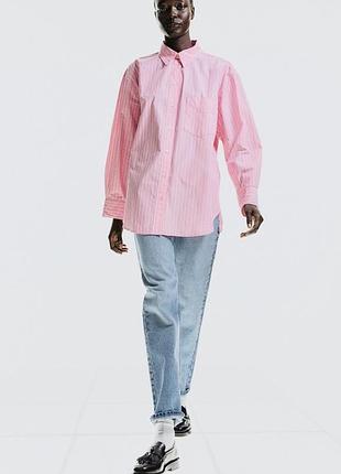 🪸рубашка коттон в полоску🌸