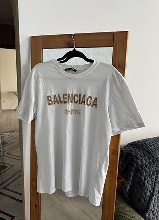 Футболка balenciaga paris x gucci