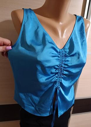 Атласна блуза primark 4