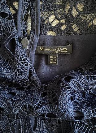 Сукня мереживна massimo dutti